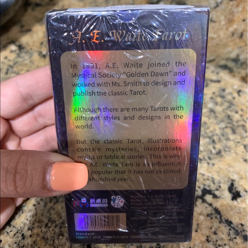 Tarot holographic deck Cards for Beginner Deck New - Picture 2 of 5